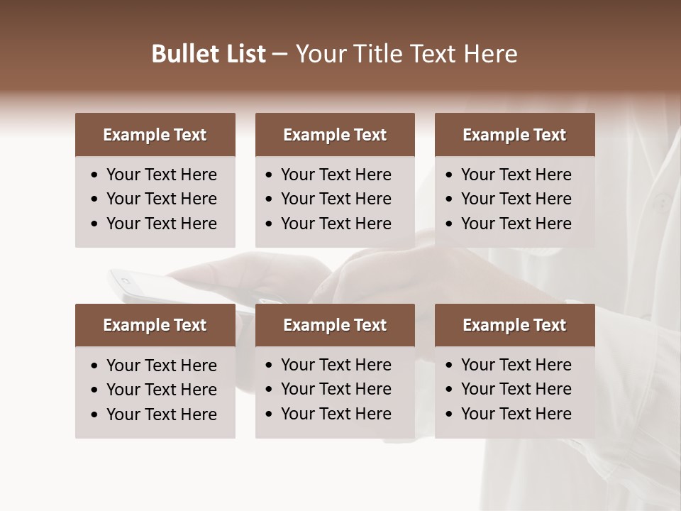 Adult Contact Communication PowerPoint Template