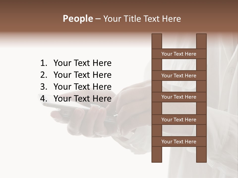 Adult Contact Communication PowerPoint Template