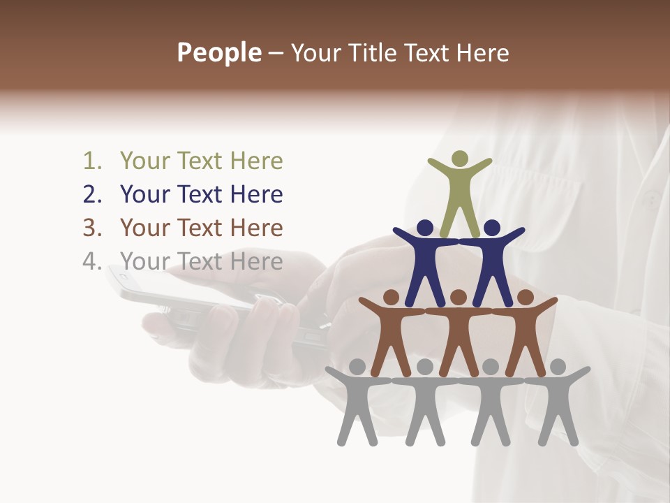 Adult Contact Communication PowerPoint Template