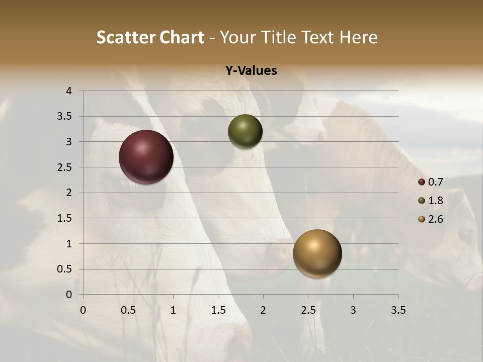 Agricultural Village Calf PowerPoint Template