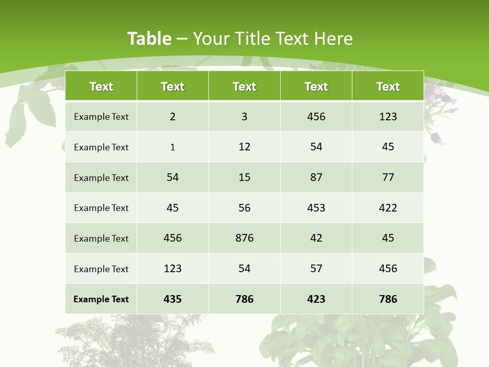 Plant Drug Remedy PowerPoint Template