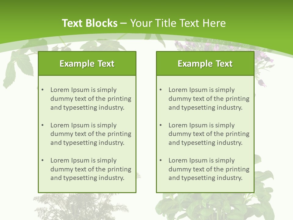 Plant Drug Remedy PowerPoint Template