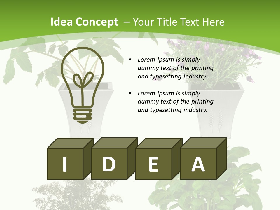 Plant Drug Remedy PowerPoint Template