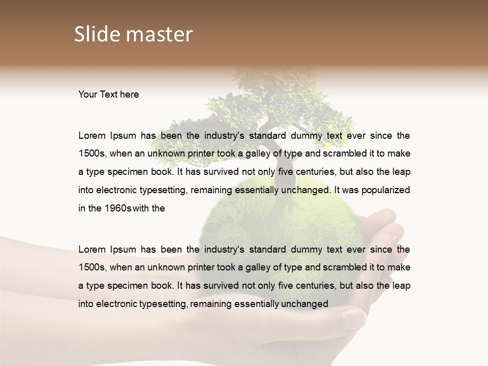 White Energy Ecology PowerPoint Template