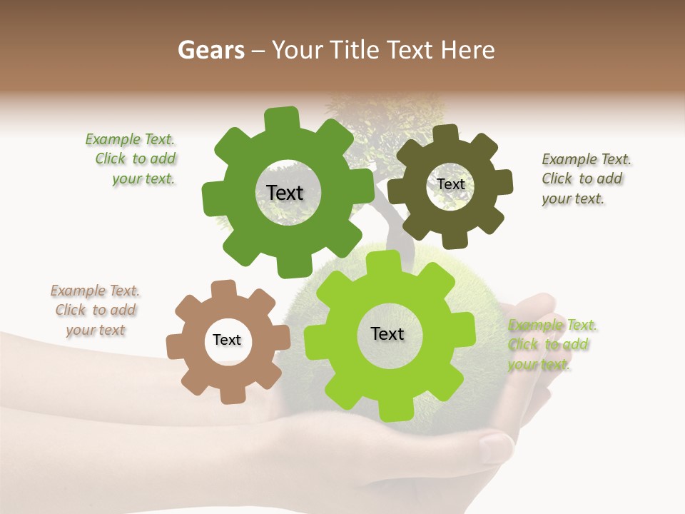 White Energy Ecology PowerPoint Template