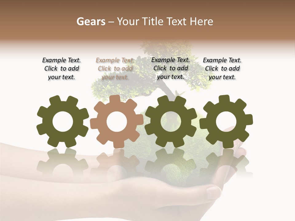 White Energy Ecology PowerPoint Template