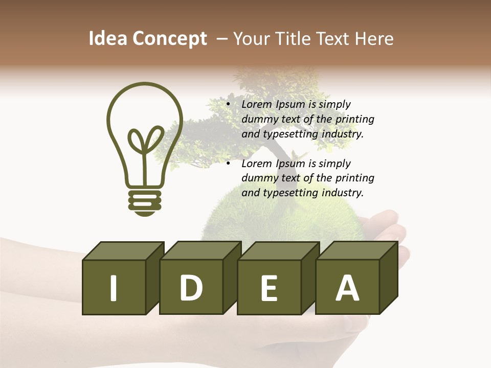 White Energy Ecology PowerPoint Template