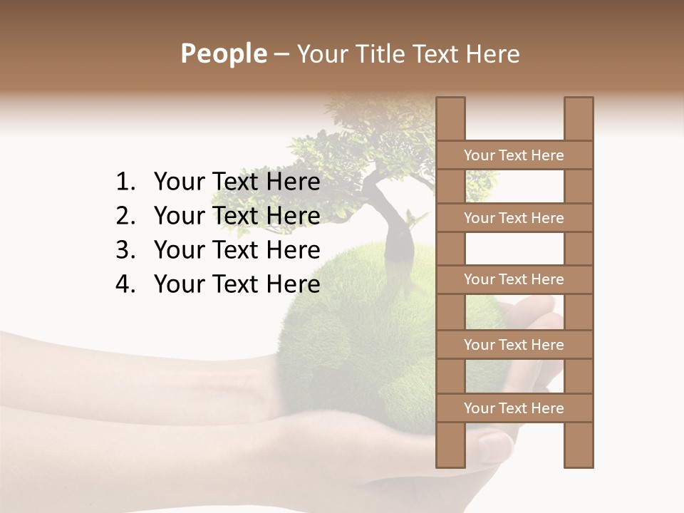 White Energy Ecology PowerPoint Template