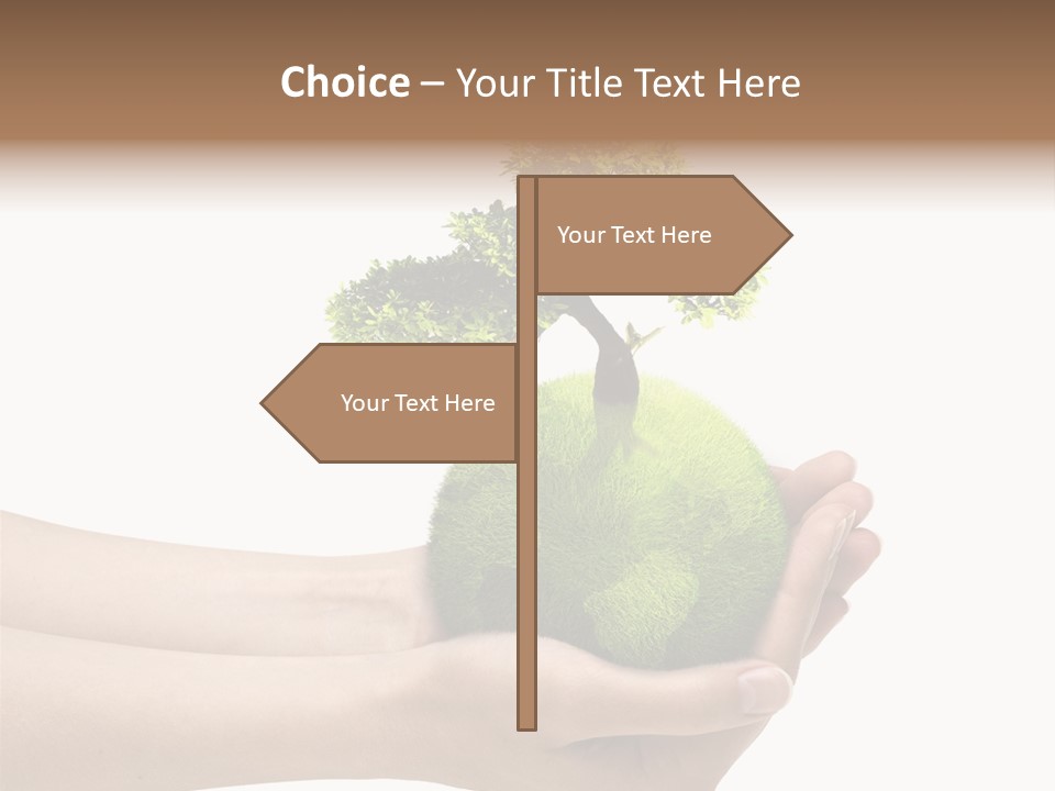 White Energy Ecology PowerPoint Template