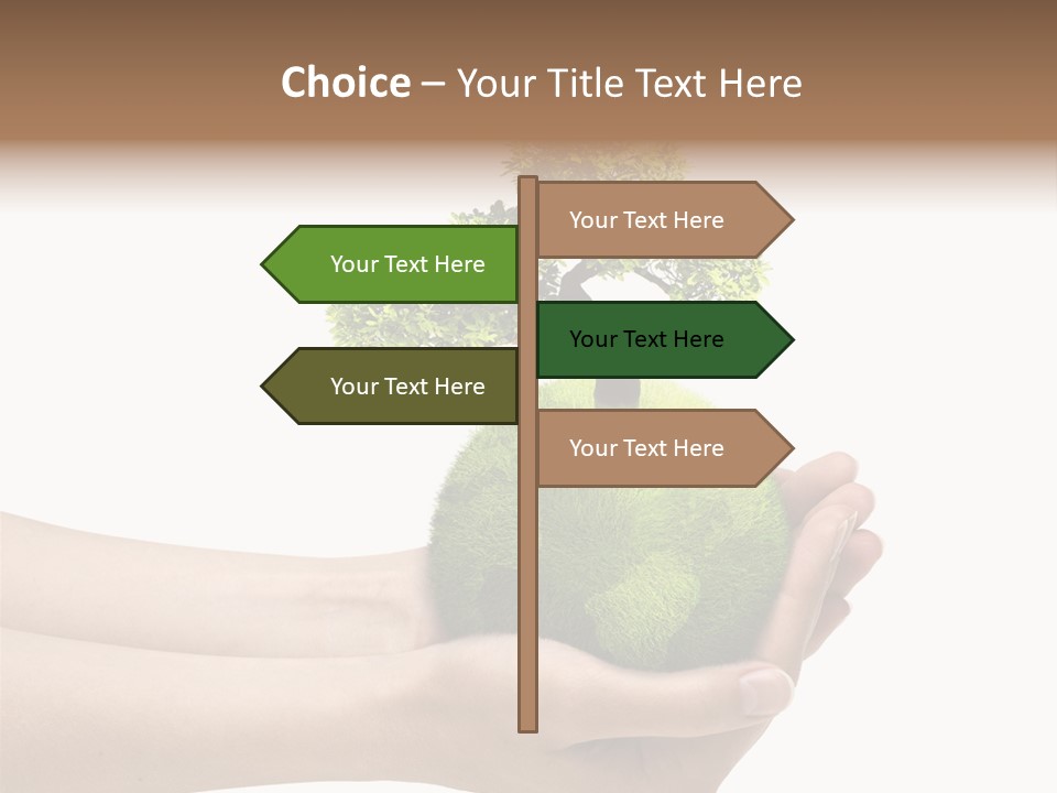 White Energy Ecology PowerPoint Template