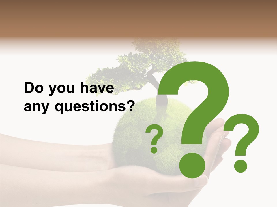 White Energy Ecology PowerPoint Template