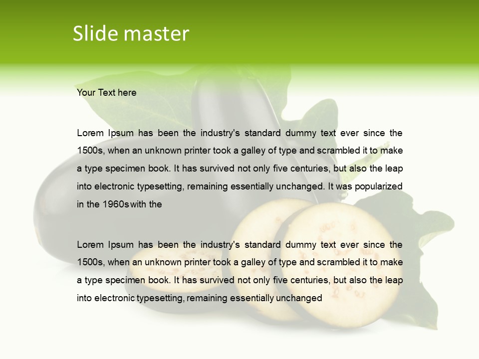 Ripe Background Still Life PowerPoint Template