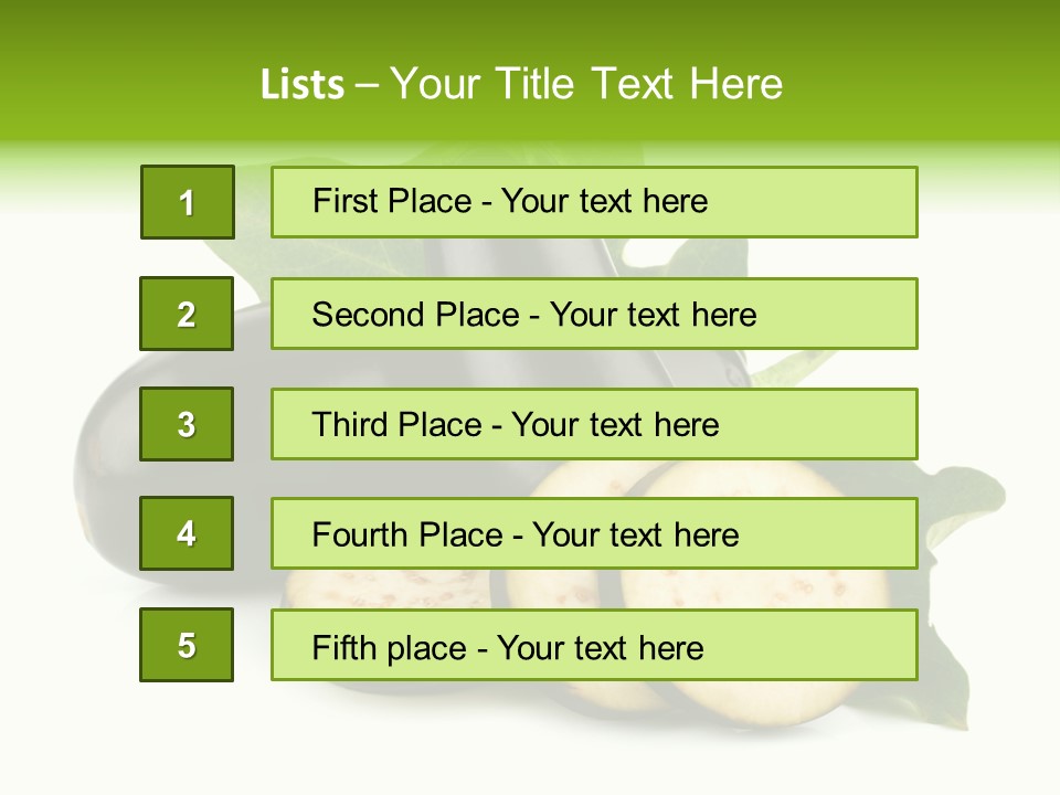 Ripe Background Still Life PowerPoint Template