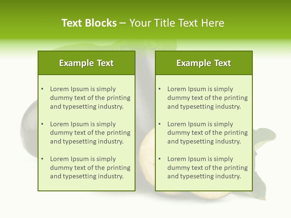 Ripe Background Still Life PowerPoint Template