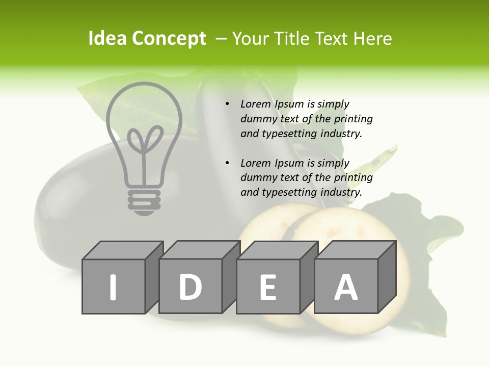 Ripe Background Still Life PowerPoint Template