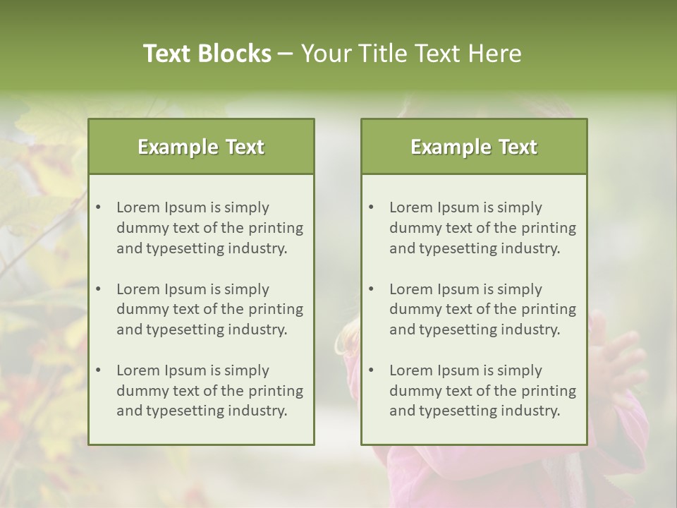 Childhood Innocence Funny PowerPoint Template