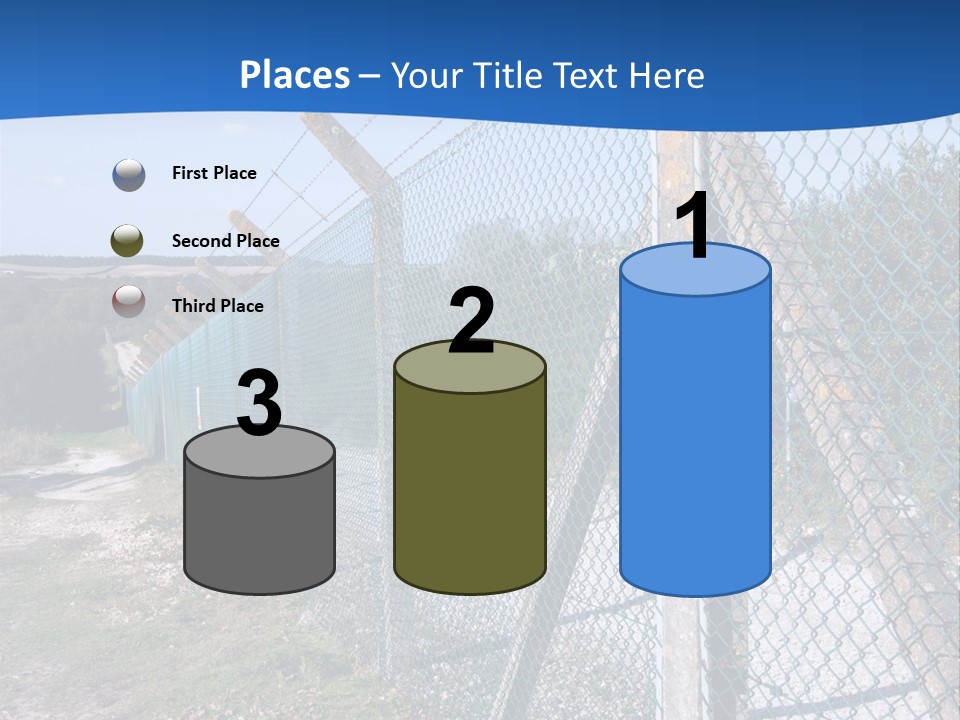 Barbwire Barbed Forbidden PowerPoint Template