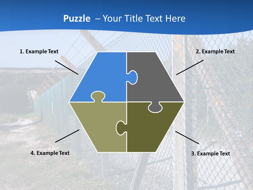 Barbwire Barbed Forbidden PowerPoint Template