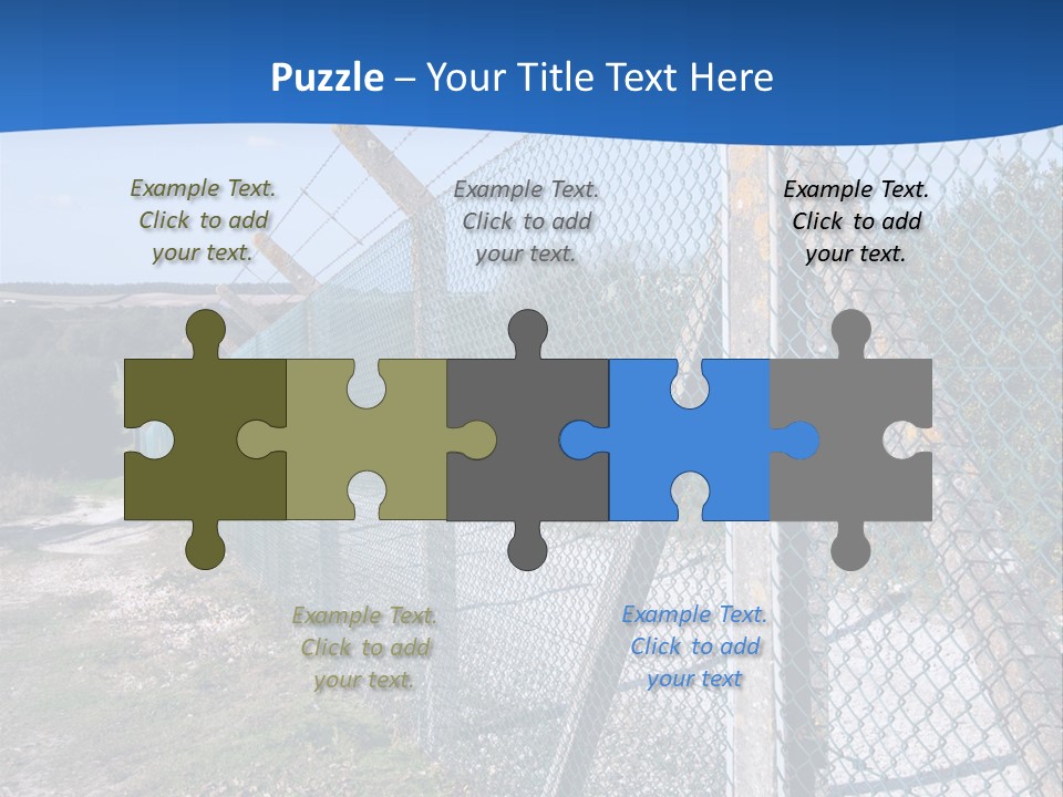 Barbwire Barbed Forbidden PowerPoint Template