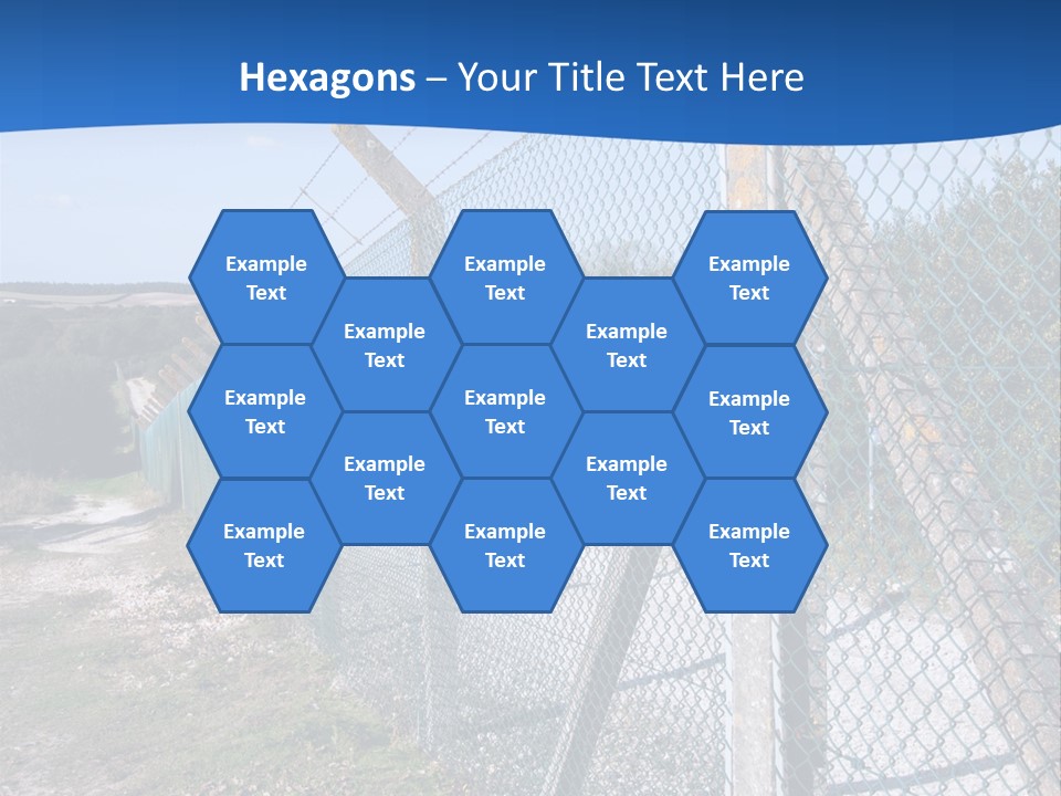 Barbwire Barbed Forbidden PowerPoint Template