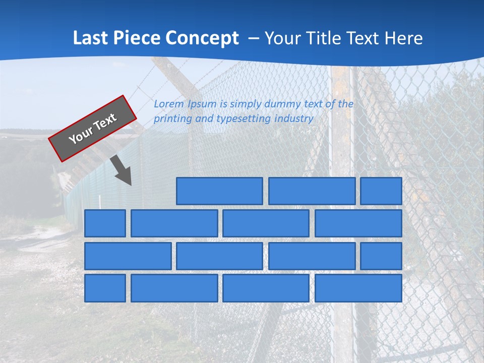 Barbwire Barbed Forbidden PowerPoint Template