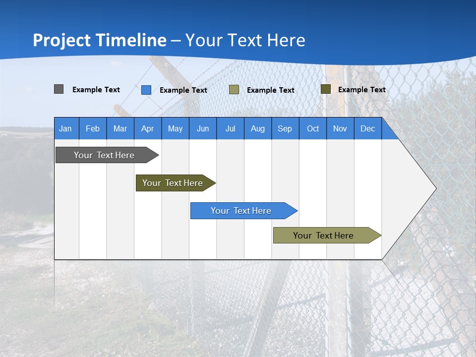 Barbwire Barbed Forbidden PowerPoint Template