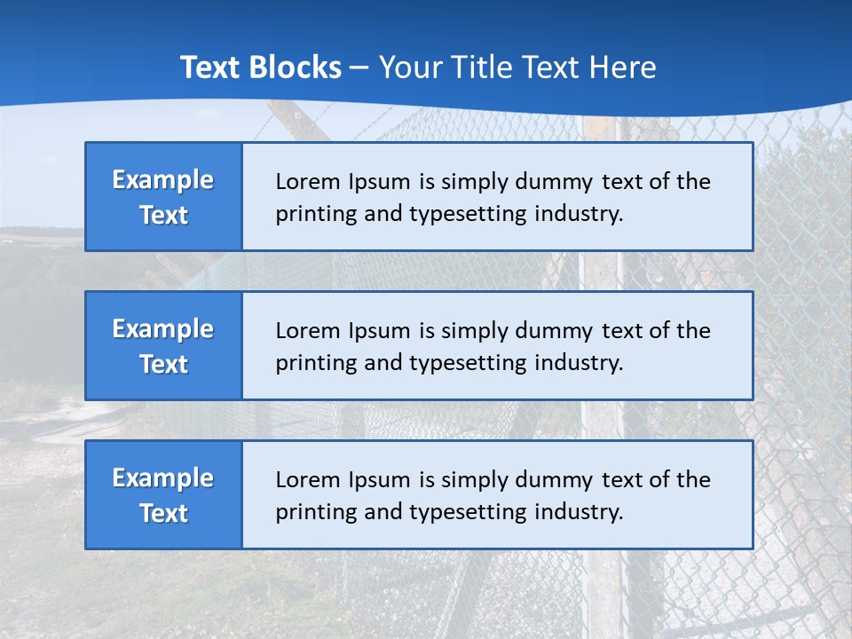 Barbwire Barbed Forbidden PowerPoint Template