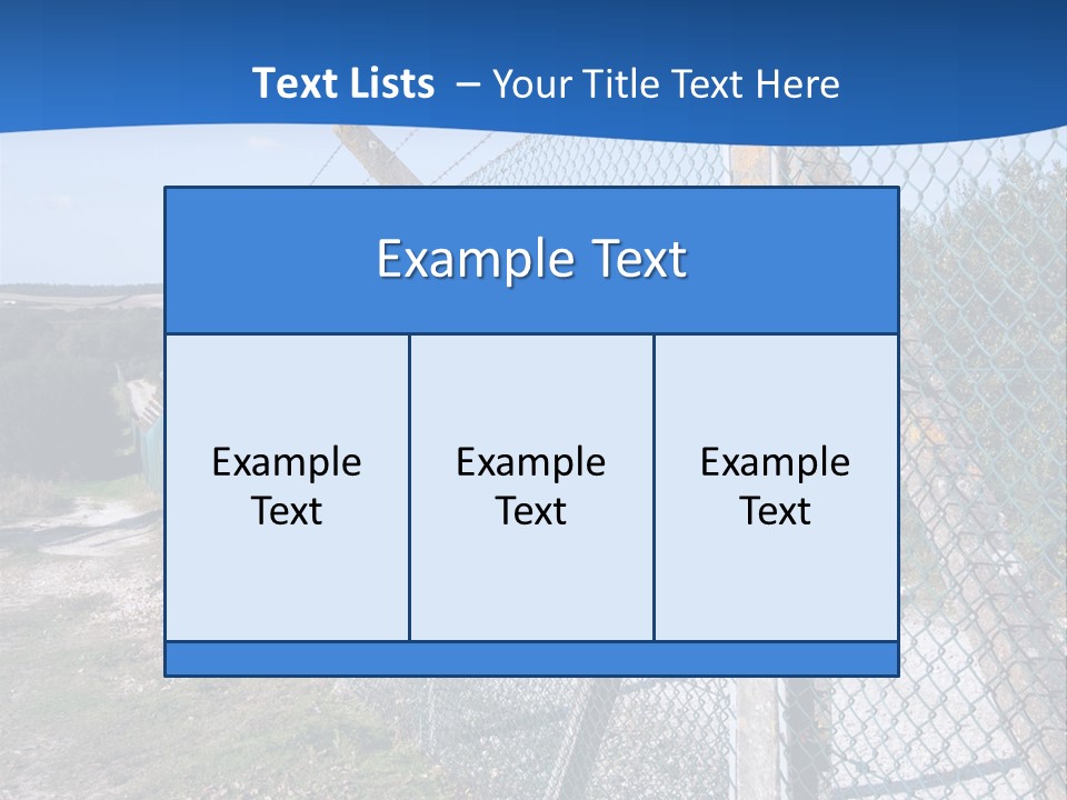 Barbwire Barbed Forbidden PowerPoint Template