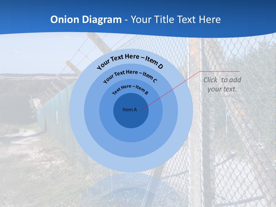Barbwire Barbed Forbidden PowerPoint Template