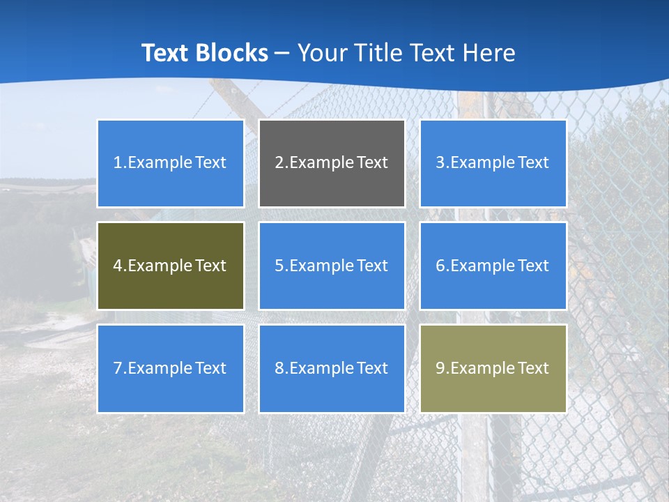 Barbwire Barbed Forbidden PowerPoint Template