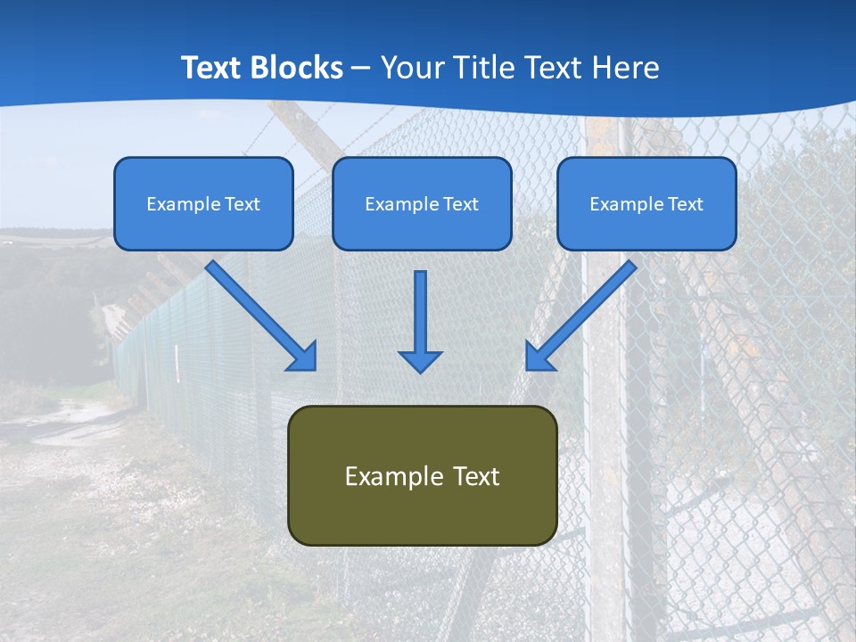 Barbwire Barbed Forbidden PowerPoint Template