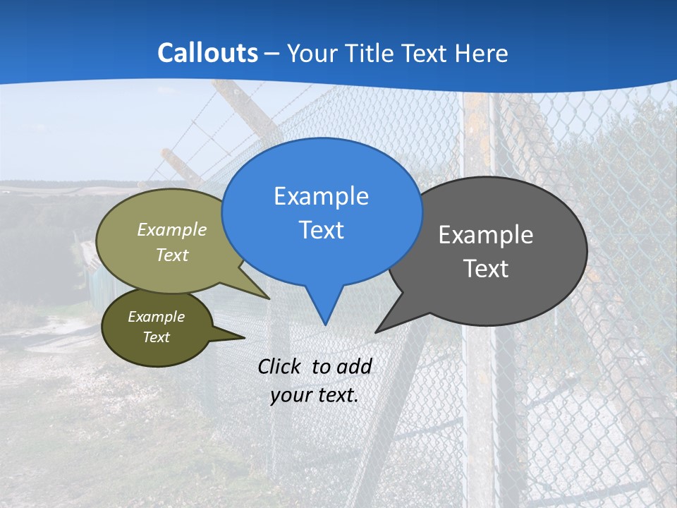 Barbwire Barbed Forbidden PowerPoint Template