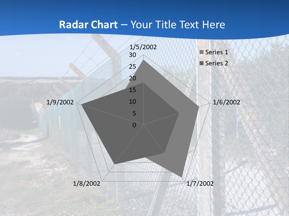 Barbwire Barbed Forbidden PowerPoint Template