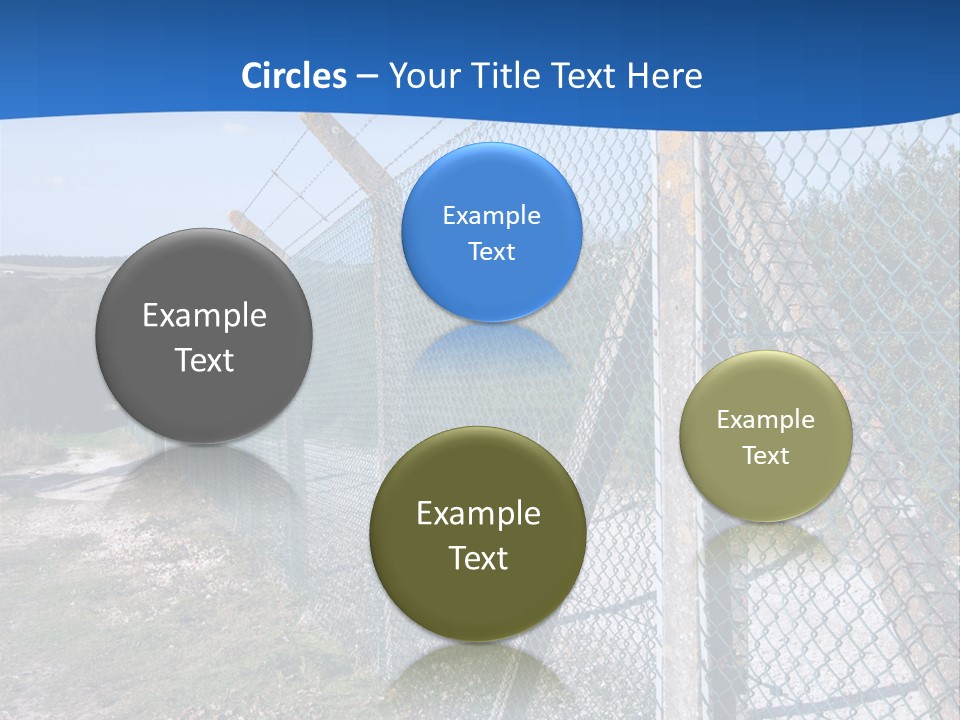 Barbwire Barbed Forbidden PowerPoint Template