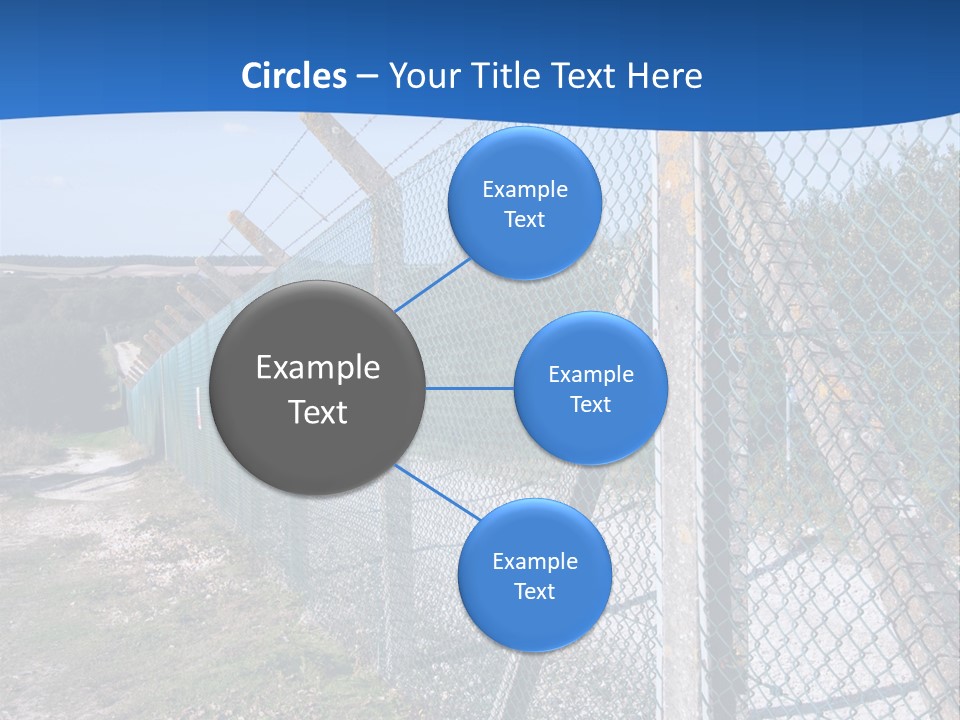 Barbwire Barbed Forbidden PowerPoint Template