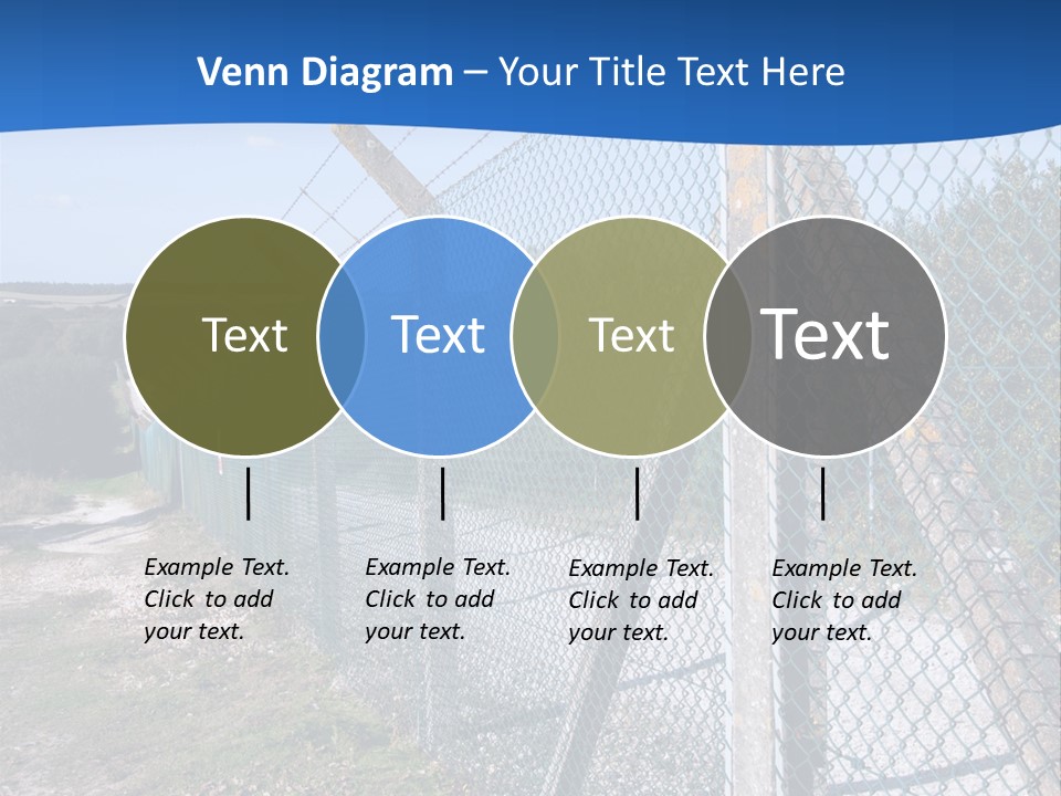 Barbwire Barbed Forbidden PowerPoint Template