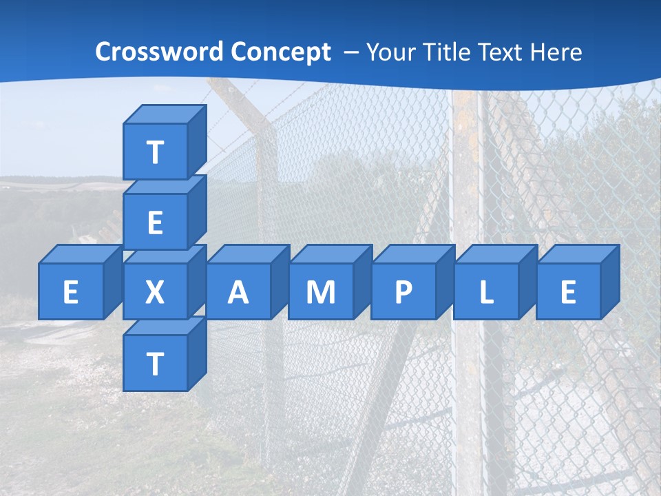 Barbwire Barbed Forbidden PowerPoint Template