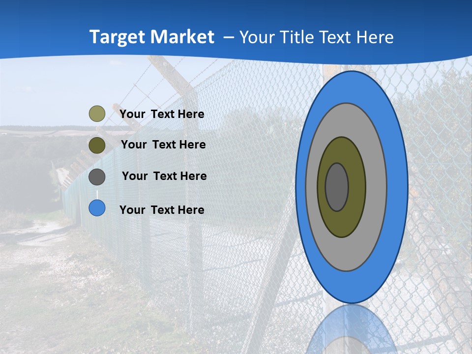 Barbwire Barbed Forbidden PowerPoint Template