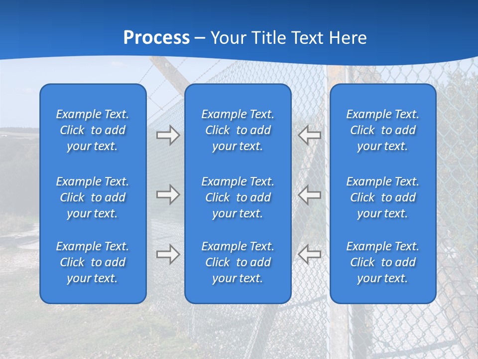 Barbwire Barbed Forbidden PowerPoint Template