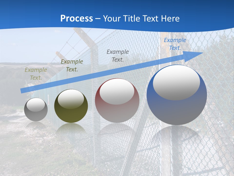 Barbwire Barbed Forbidden PowerPoint Template