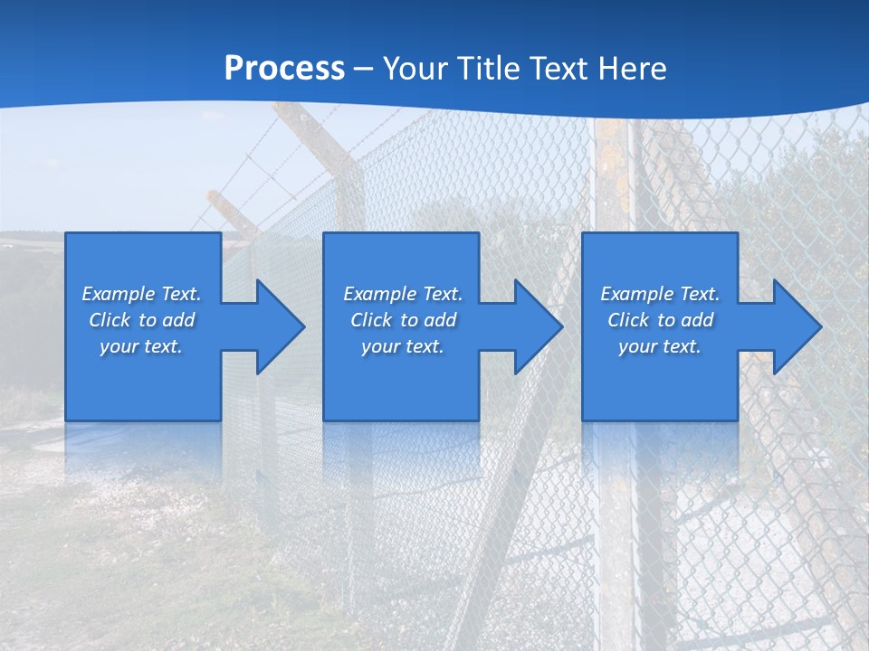 Barbwire Barbed Forbidden PowerPoint Template