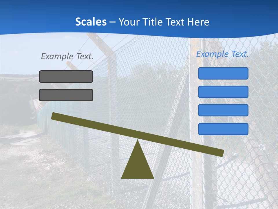 Barbwire Barbed Forbidden PowerPoint Template