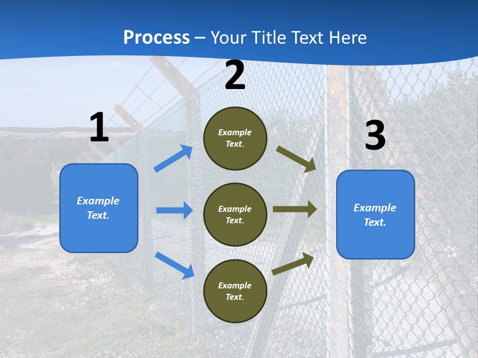 Barbwire Barbed Forbidden PowerPoint Template