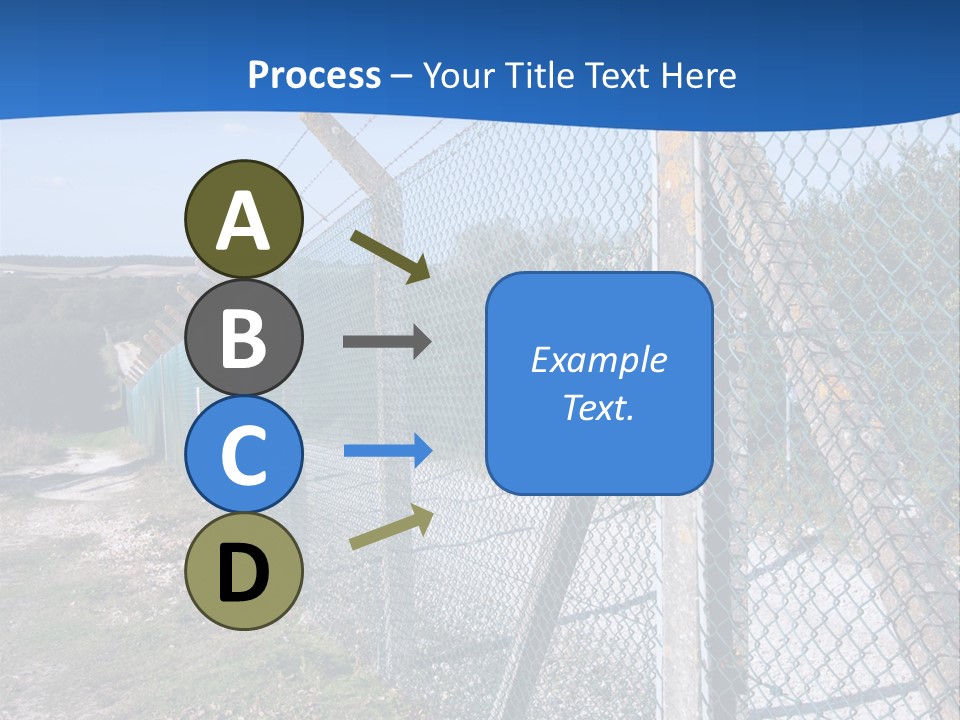 Barbwire Barbed Forbidden PowerPoint Template