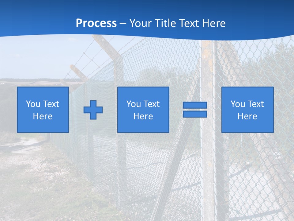 Barbwire Barbed Forbidden PowerPoint Template