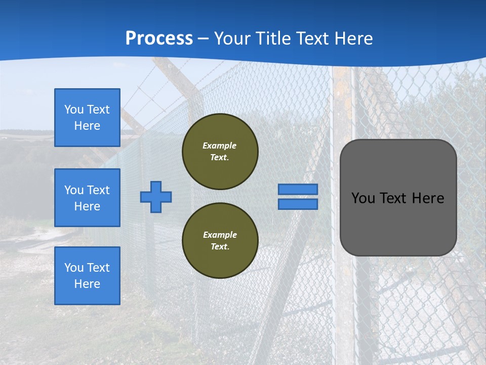 Barbwire Barbed Forbidden PowerPoint Template