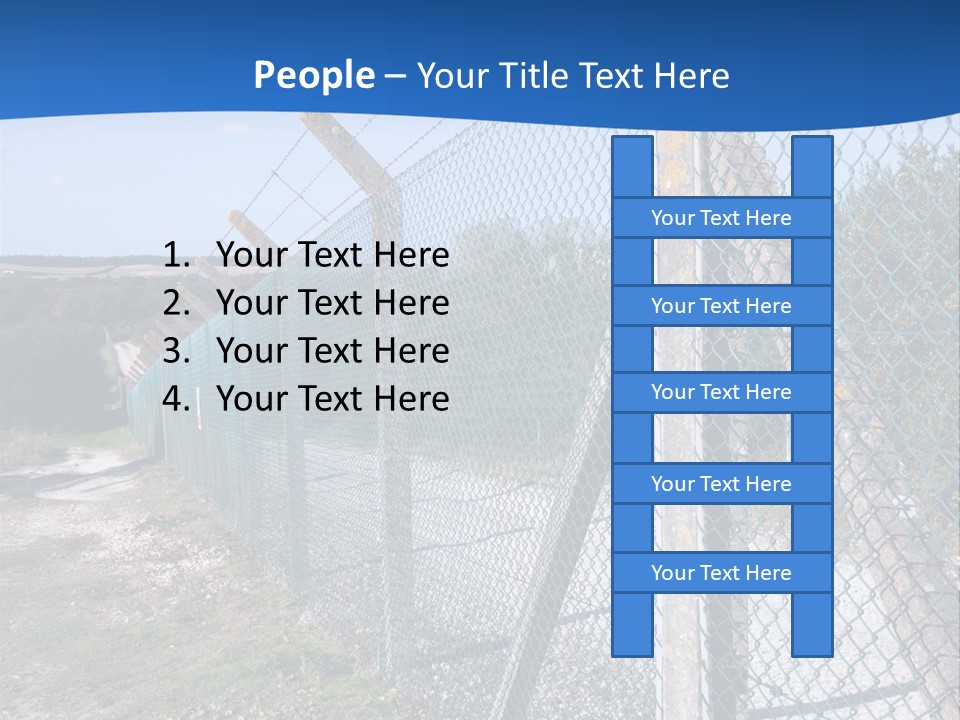Barbwire Barbed Forbidden PowerPoint Template