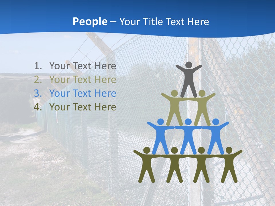 Barbwire Barbed Forbidden PowerPoint Template