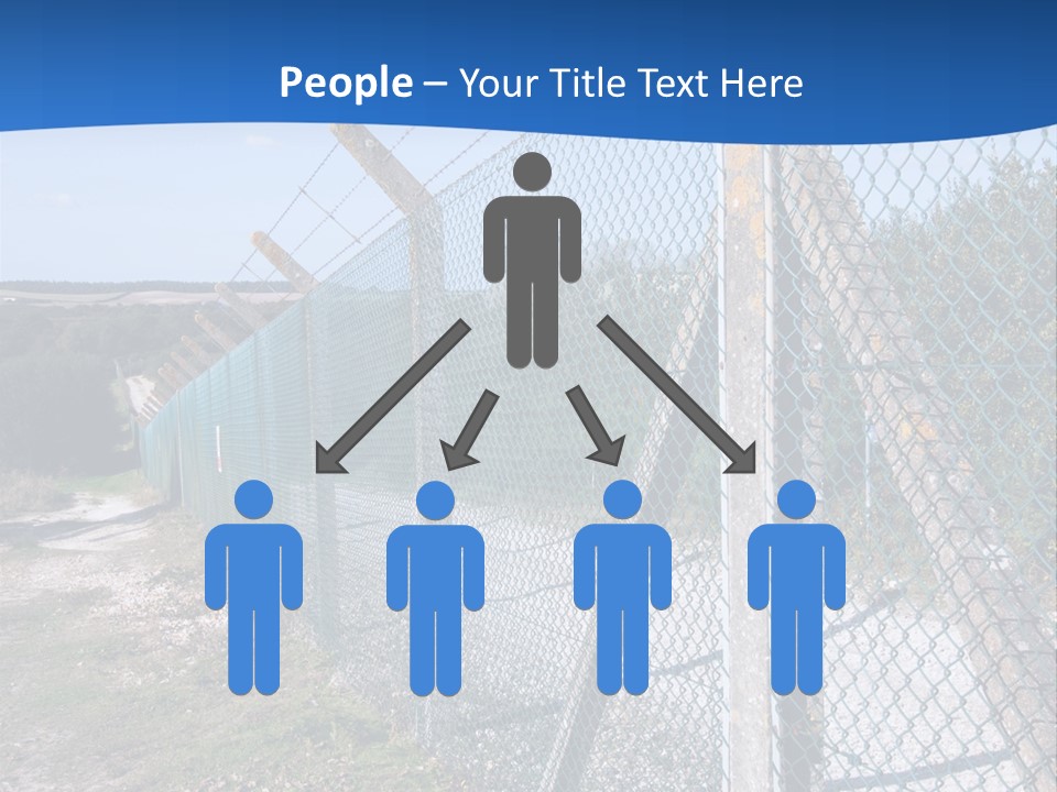 Barbwire Barbed Forbidden PowerPoint Template