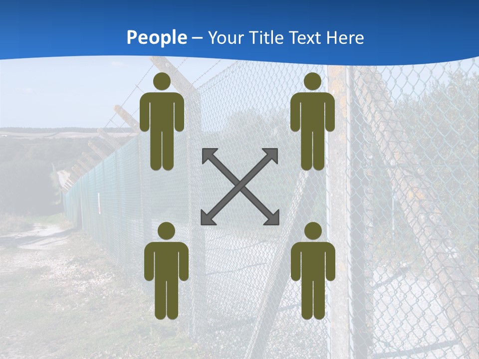Barbwire Barbed Forbidden PowerPoint Template